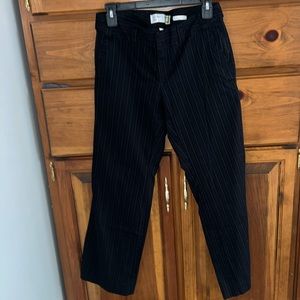 Old Navy low rise pinstriped trousers